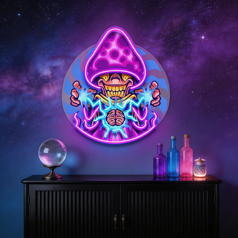 Psy Brain Charge LED Neon Sign Light Pop Art
