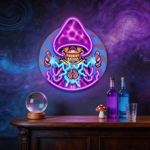Psy Brain Charge LED Neon Sign Light Pop Art