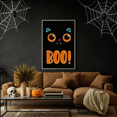 Pumpkin Halloween Cat Artwork Led Neon Sign Light
