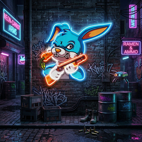 Rabbit esport LED Neon Sign Light Pop Art