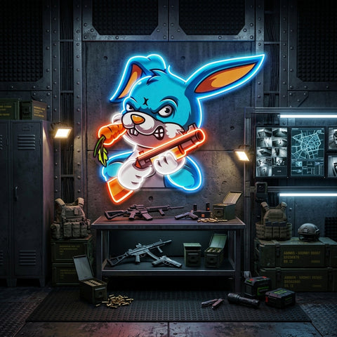 Rabbit esport LED Neon Sign Light Pop Art