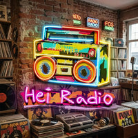 Radio Expressionism Style LED Neon Sign Light Pop Art