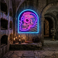 Reckless Skull LED Neon Sign Light Pop Art
