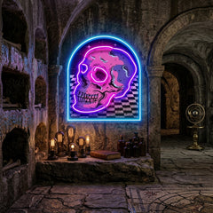 Reckless Skull LED Neon Sign Light Pop Art
