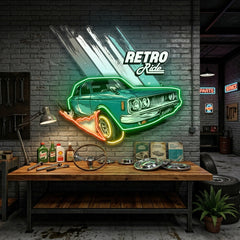 Retro Ride LED Neon Sign Light Pop Art