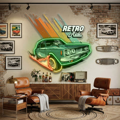 Retro Ride LED Neon Sign Light Pop Art