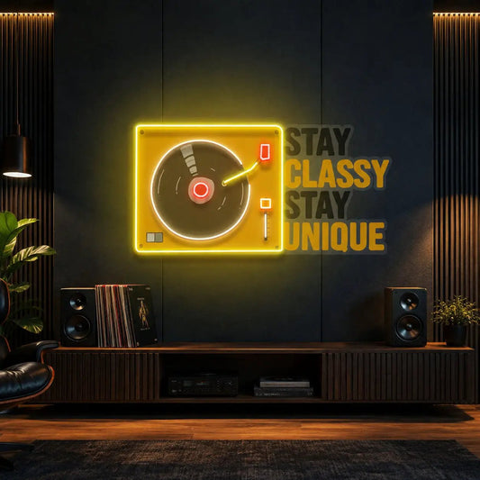 Stay Classy Stay Unique LED Neon Sign Light Pop Art