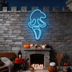 Scream Ghost Neon Sign
