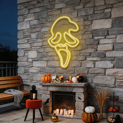 Scream Ghost Neon Sign
