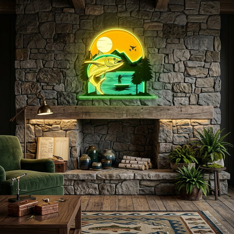 Sea and Fish Paintings LED Neon Sign Light Pop Art