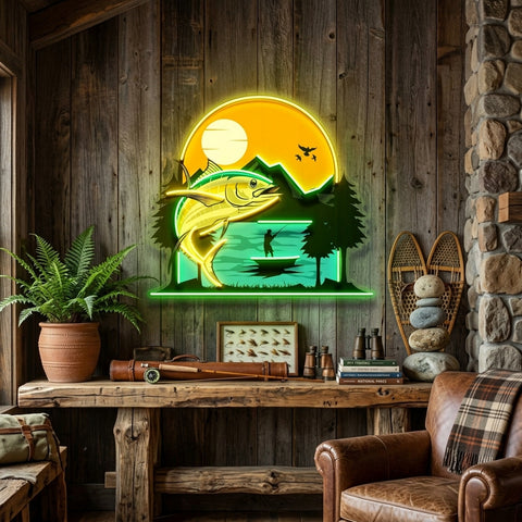 Sea and Fish Paintings LED Neon Sign Light Pop Art