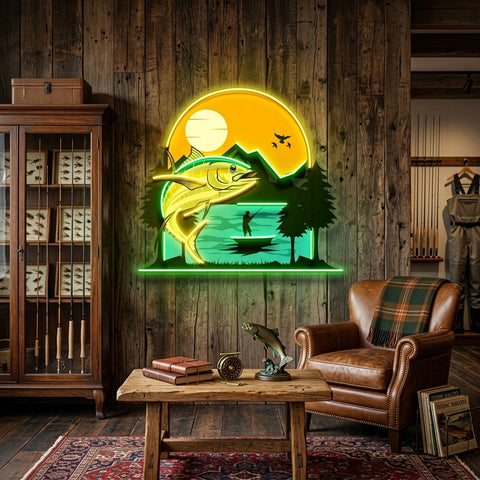 Sea and Fish Paintings LED Neon Sign Light Pop Art