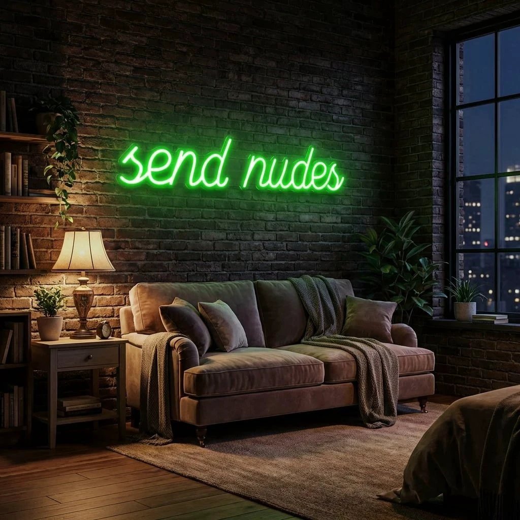 Send Nudes Led Neon Sign Light