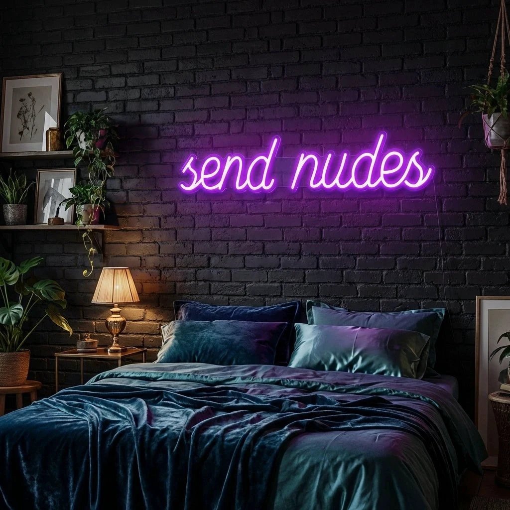 Send Nudes Led Neon Sign Light