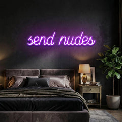 Send Nudes Led Neon Sign Light