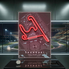 Shanghai F1 Circuit LED Neon Sign Light Pop Art