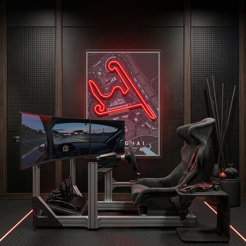 Shanghai F1 Circuit LED Neon Sign Light Pop Art