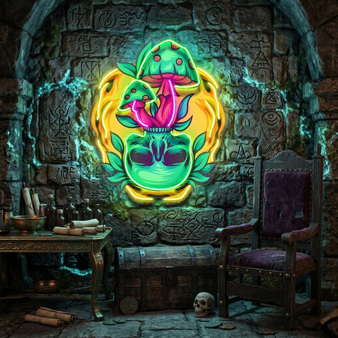 Shroom Spirit Bloom LED Neon Sign Light Pop Art
