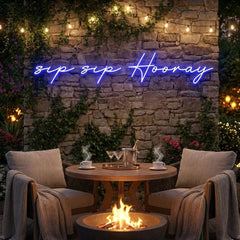 Sip Sip Hooray Led Neon Sign Light