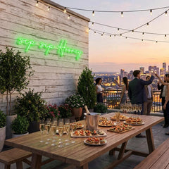 Sip Sip Hooray Led Neon Sign Light