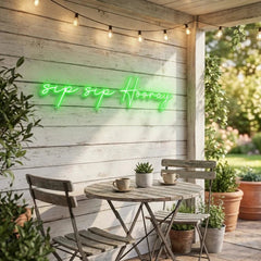 Sip Sip Hooray Led Neon Sign Light