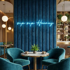 Sip Sip Hooray Led Neon Sign Light
