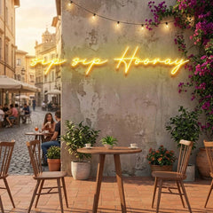 Sip Sip Hooray Led Neon Sign Light
