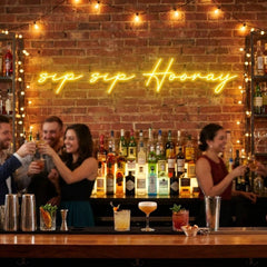 Sip Sip Hooray Led Neon Sign Light