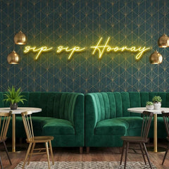 Sip Sip Hooray Led Neon Sign Light