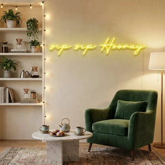 Sip Sip Hooray Led Neon Sign Light