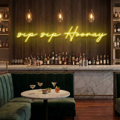 Sip Sip Hooray Led Neon Sign Light