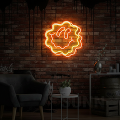 Smile Acrylic Led Neon Sign for Wall Decor