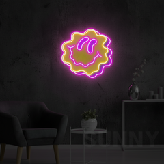 Smile Acrylic Led Neon Sign for Wall Decor