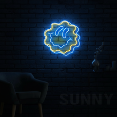 Smile Acrylic Led Neon Sign for Wall Decor