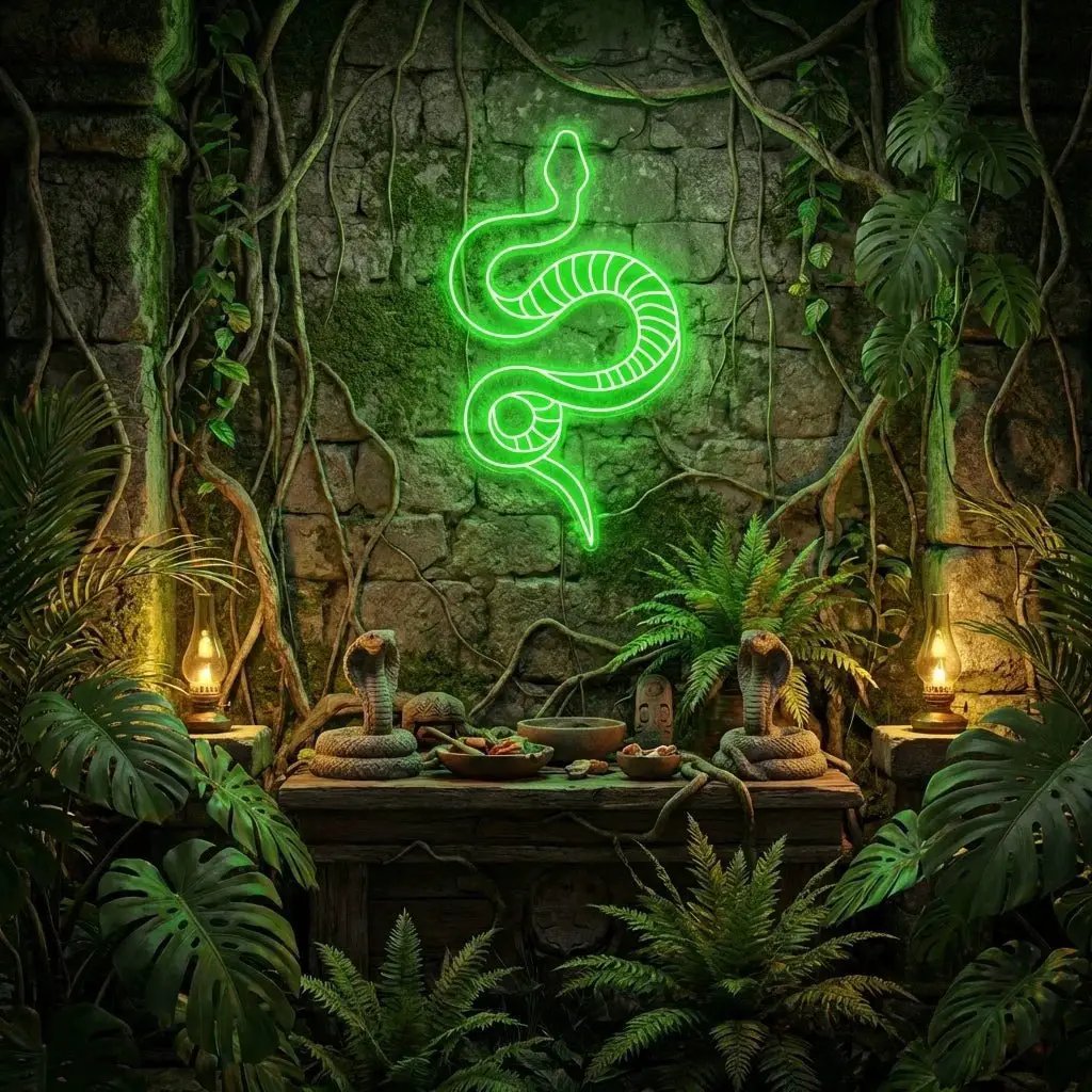 Snake Led Neon Sign Light