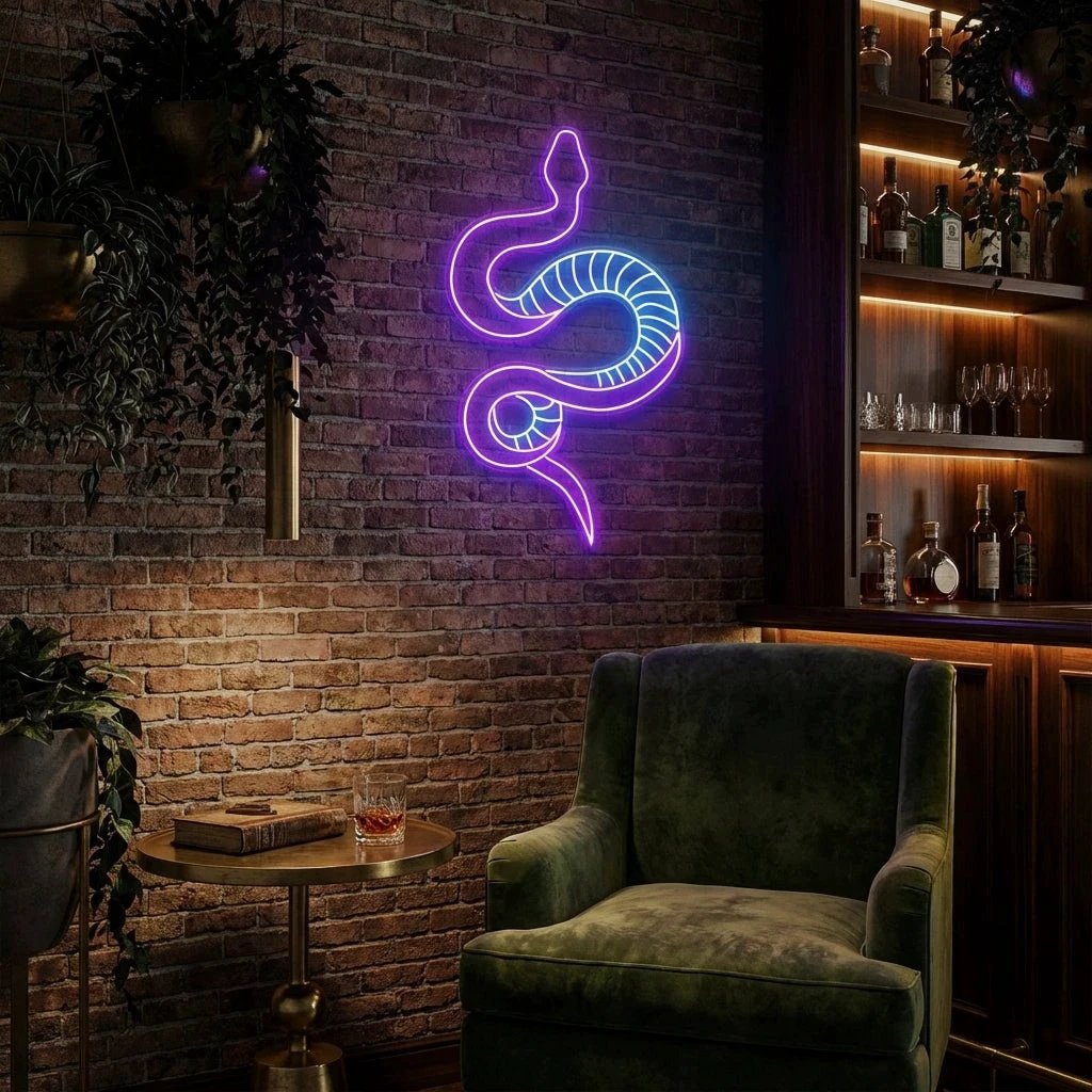 Snake Led Neon Sign Light
