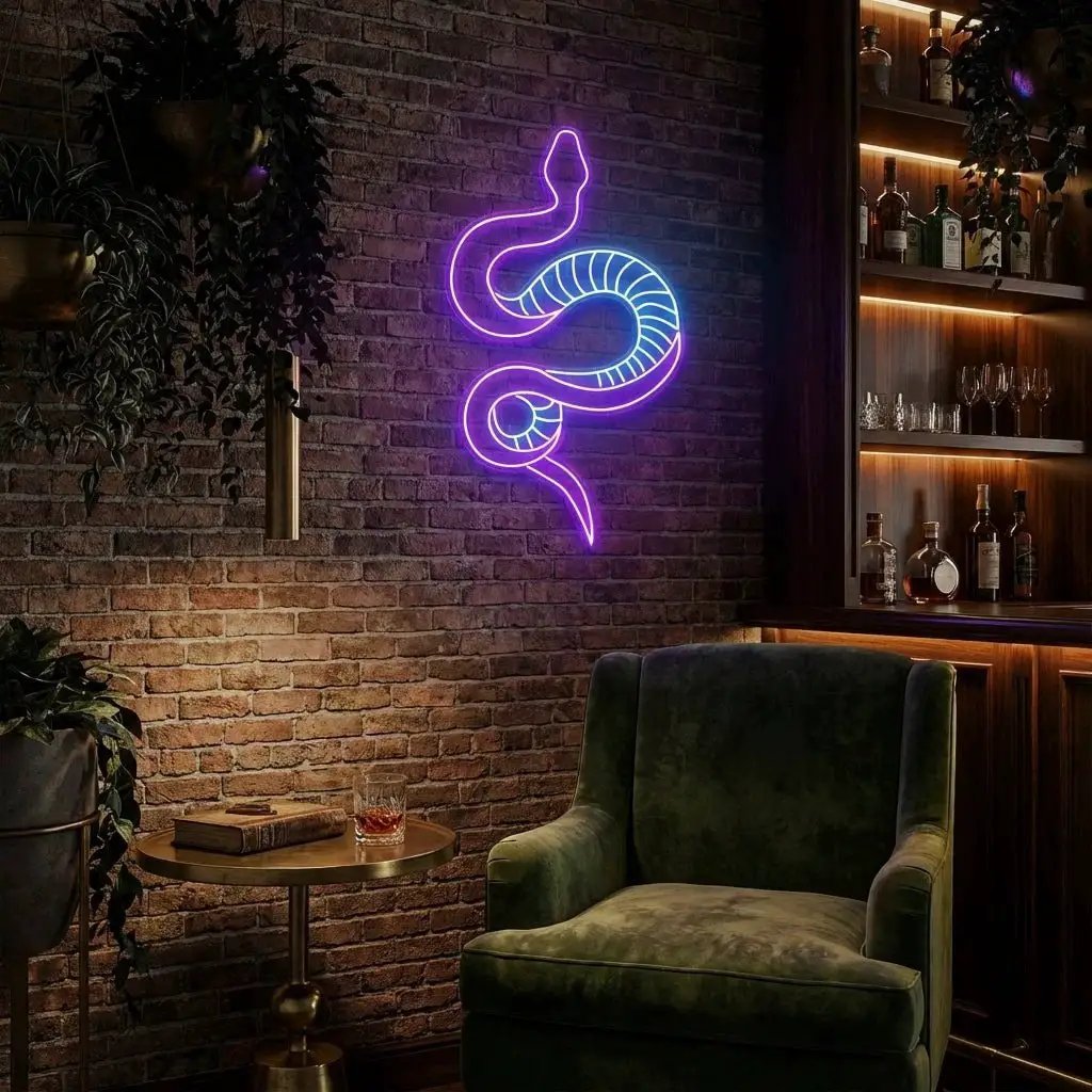Snake Led Neon Sign Light