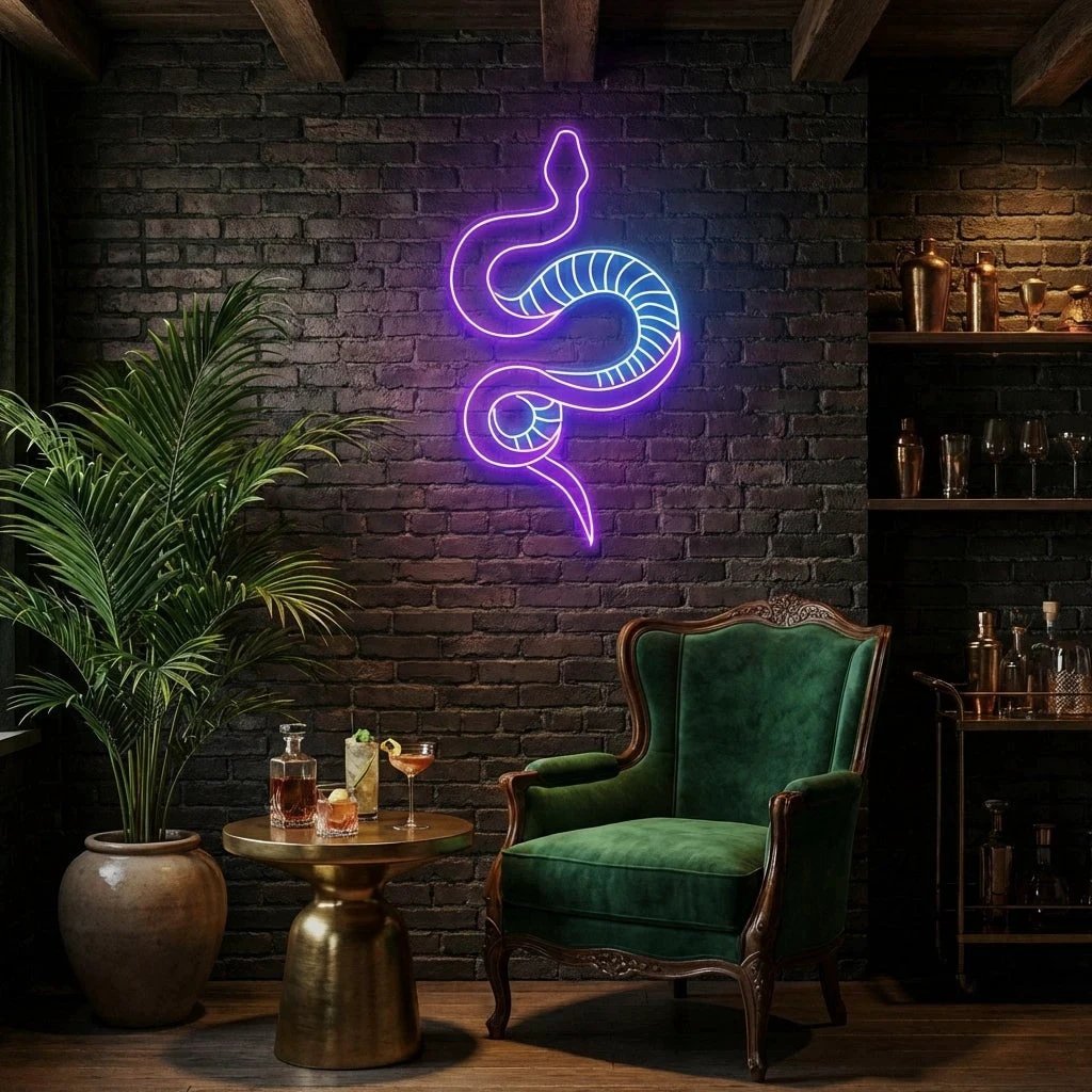 Snake Led Neon Sign Light
