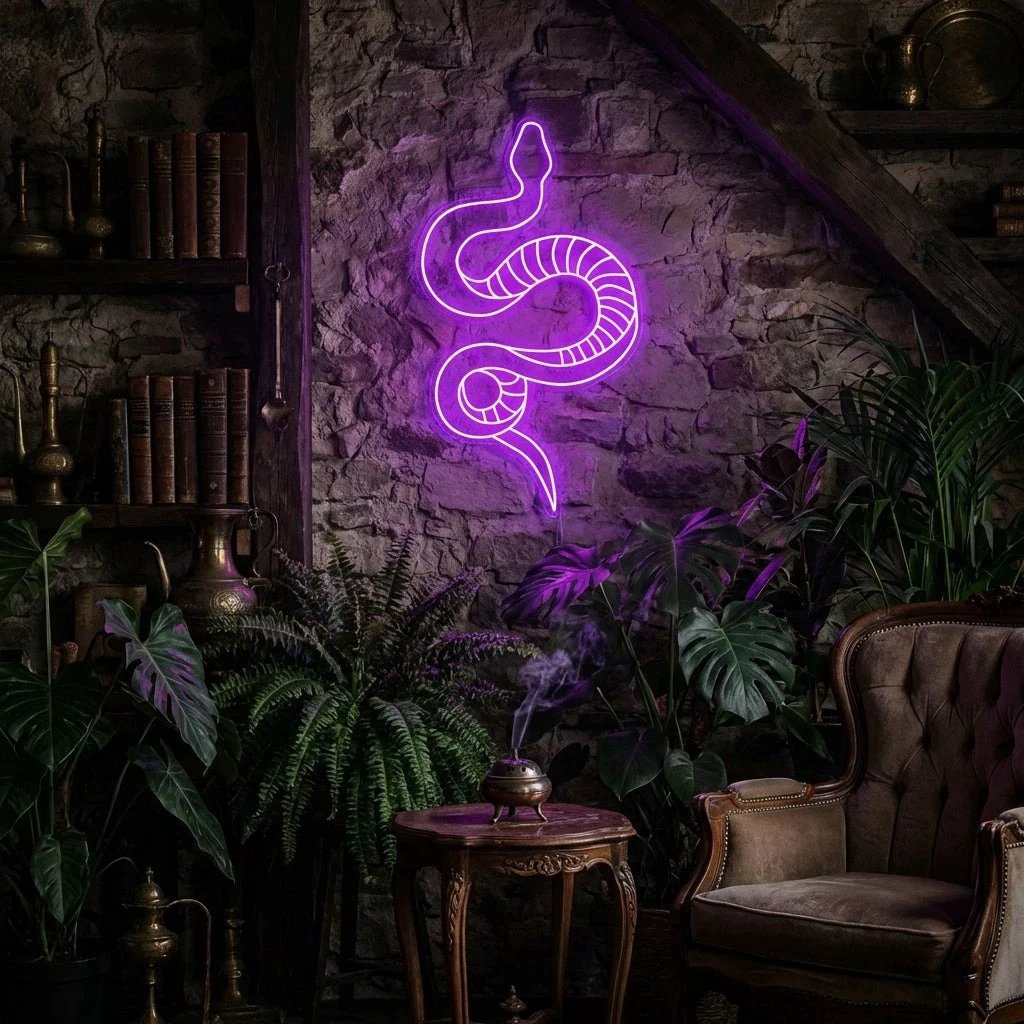 Snake Led Neon Sign Light