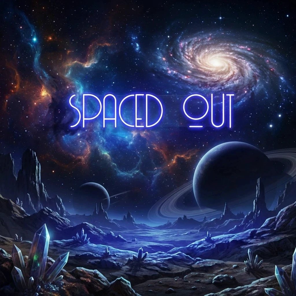 Spaced Out Led Neon Sign Light