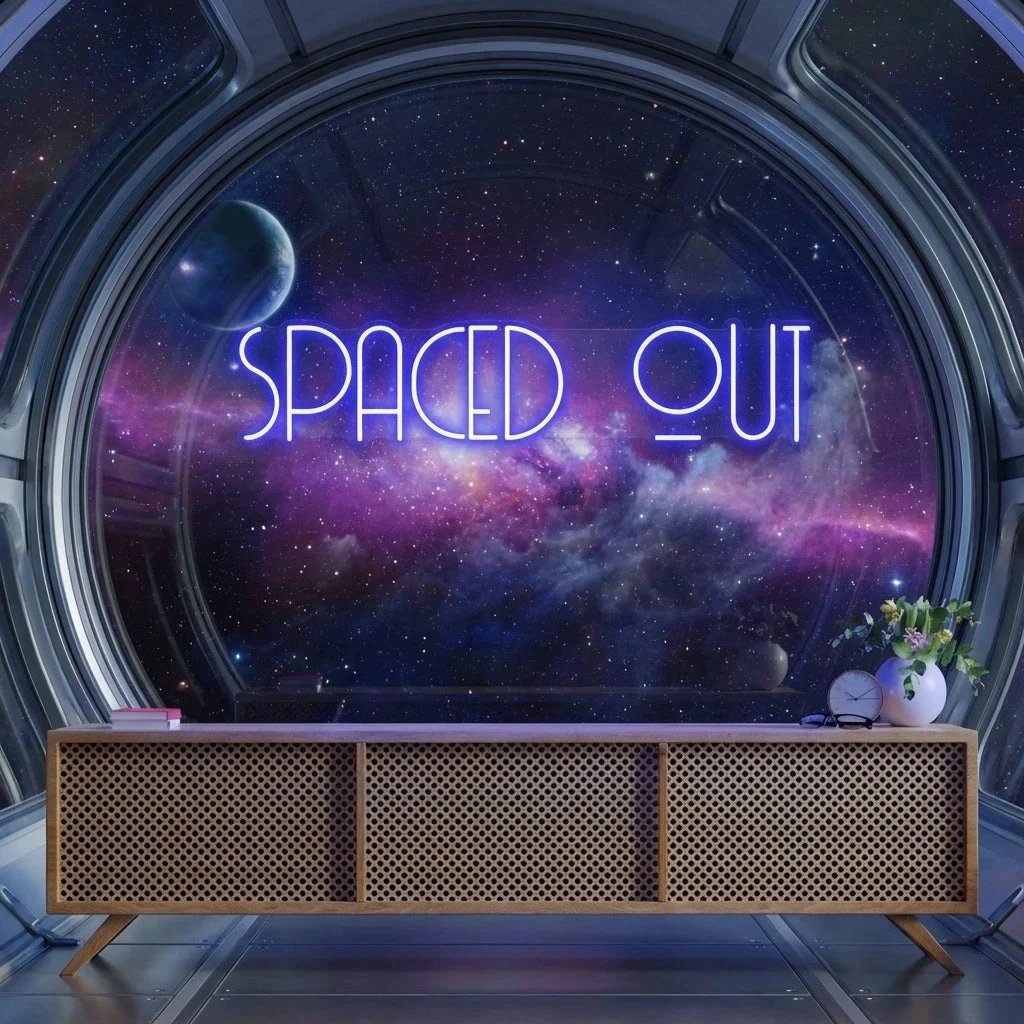 Spaced Out Led Neon Sign Light