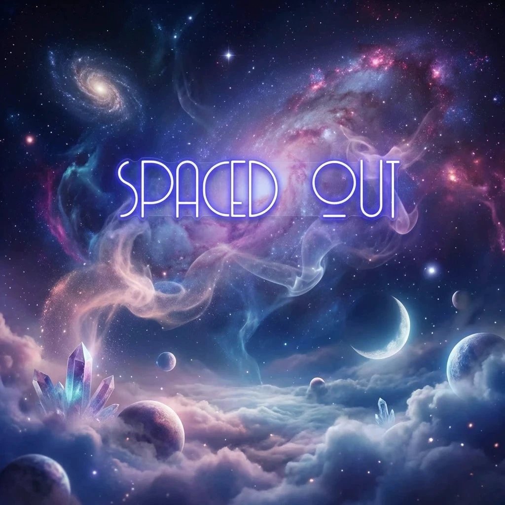 Spaced Out Led Neon Sign Light