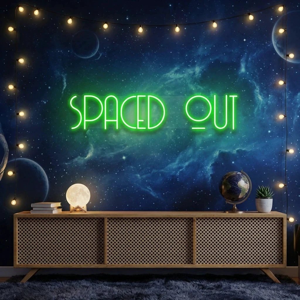 Spaced Out Led Neon Sign Light