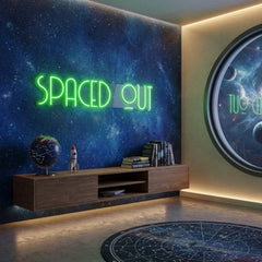 Spaced Out Led Neon Sign Light