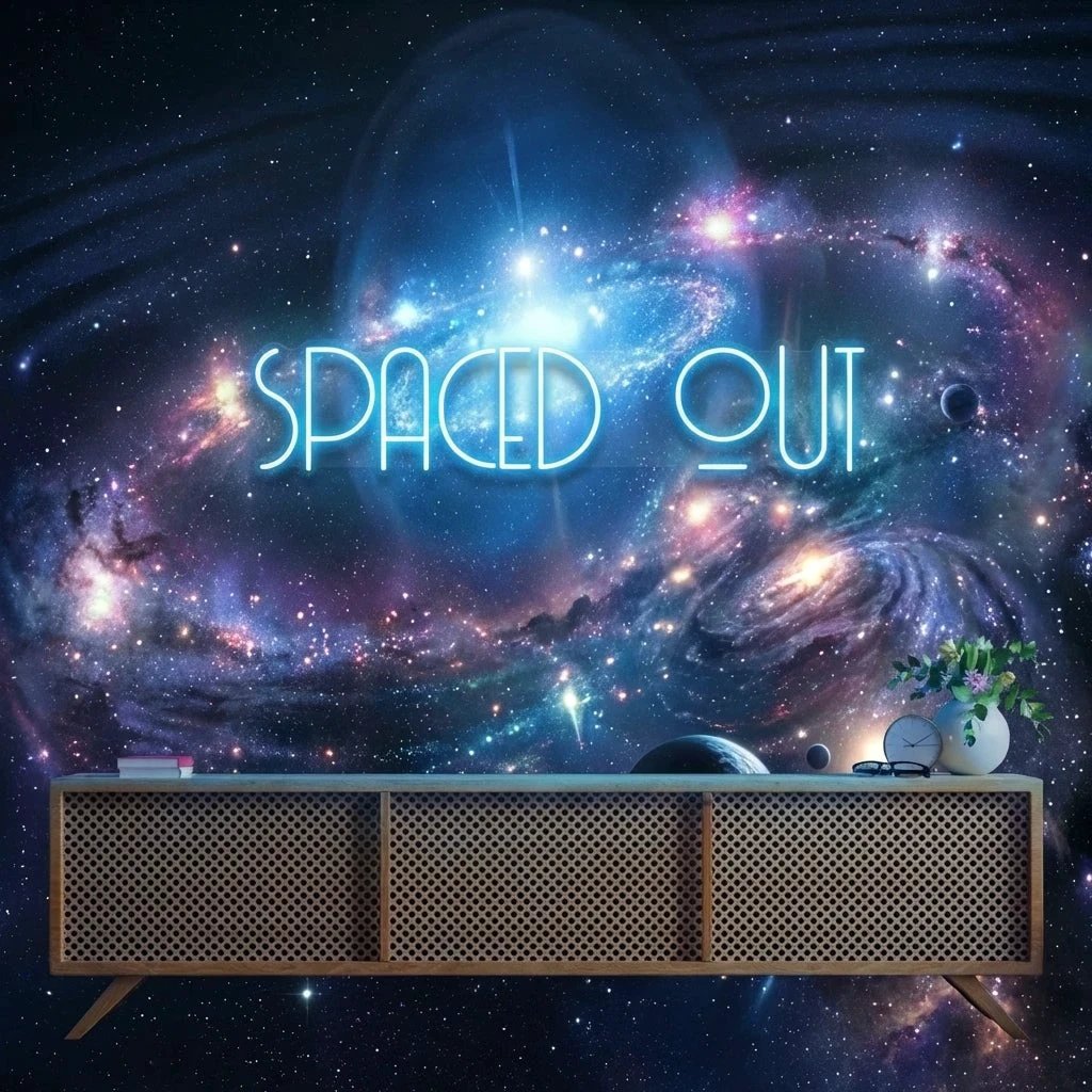 Spaced Out Led Neon Sign Light