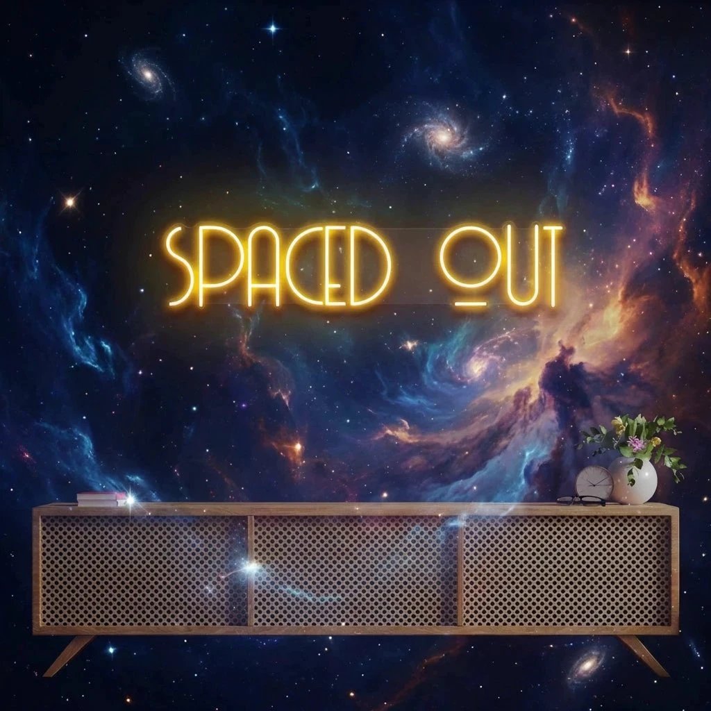 Spaced Out Led Neon Sign Light