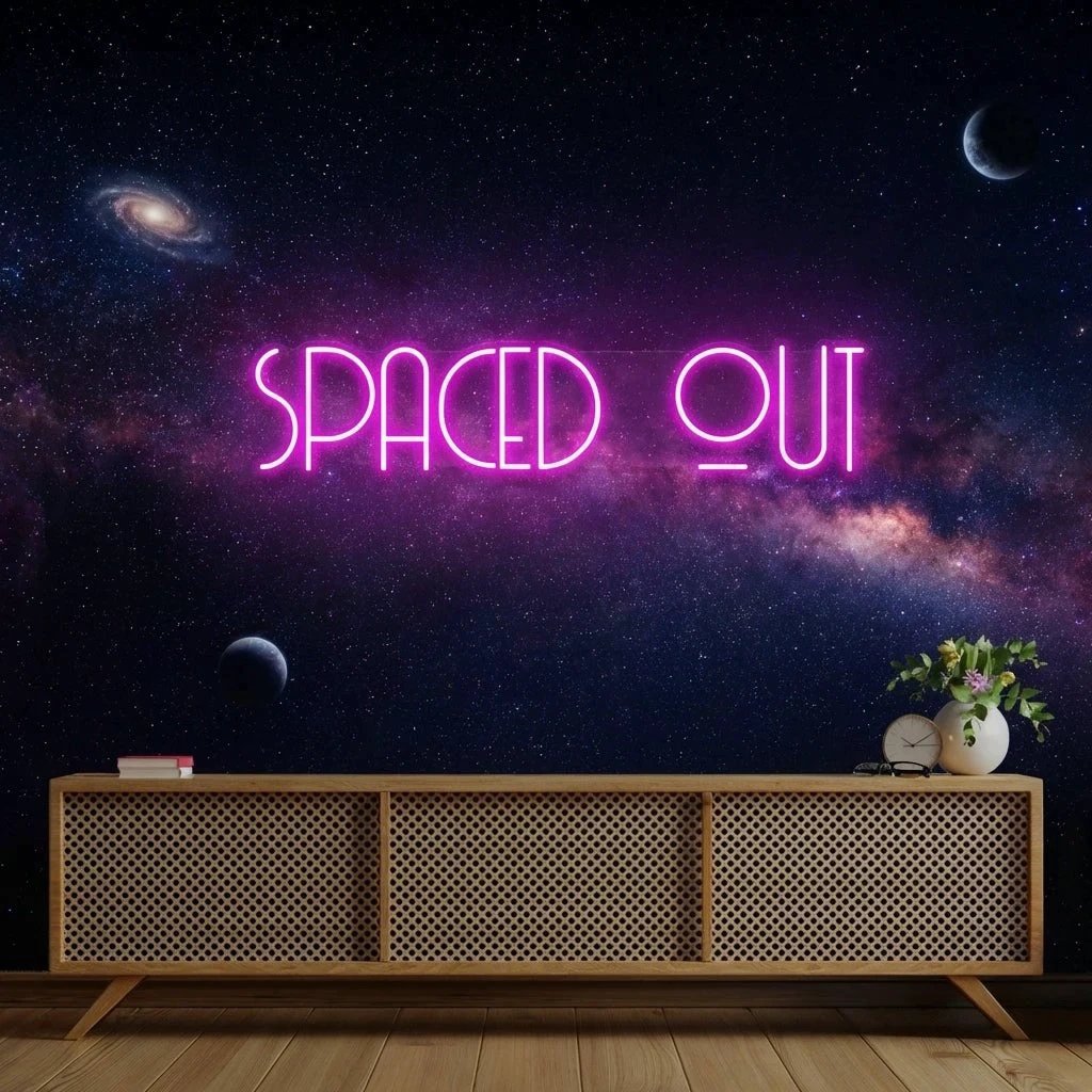 Spaced Out Led Neon Sign Light