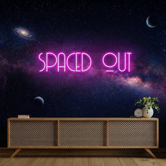 Spaced Out Led Neon Sign Light