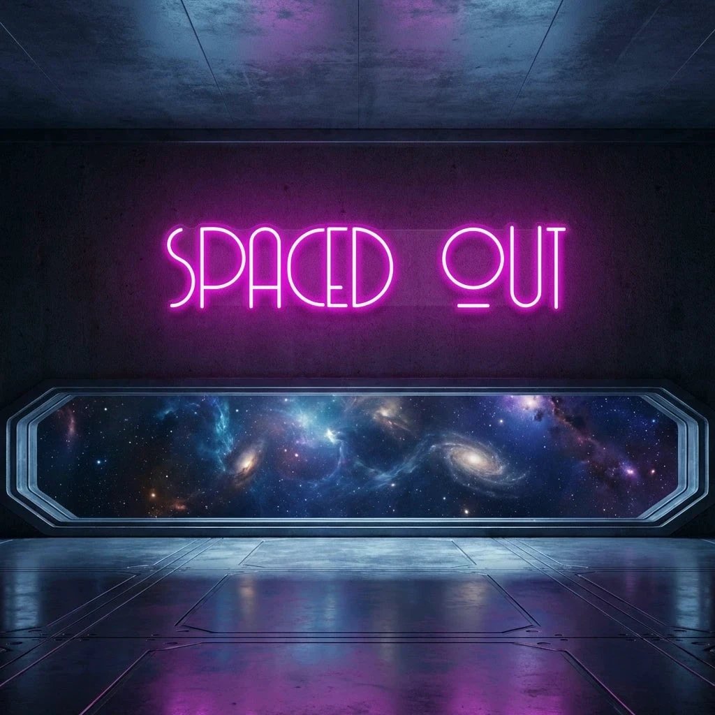 Spaced Out Led Neon Sign Light