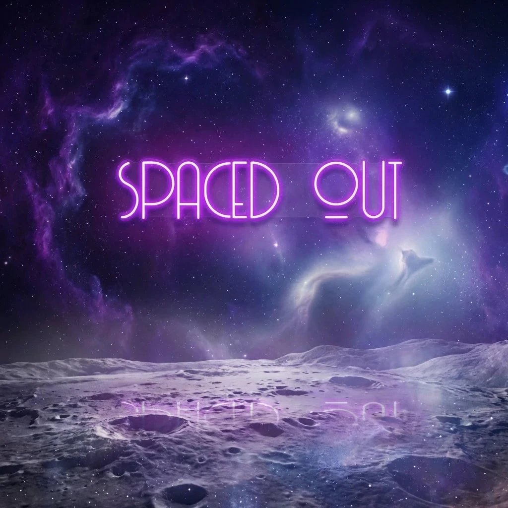 Spaced Out Led Neon Sign Light